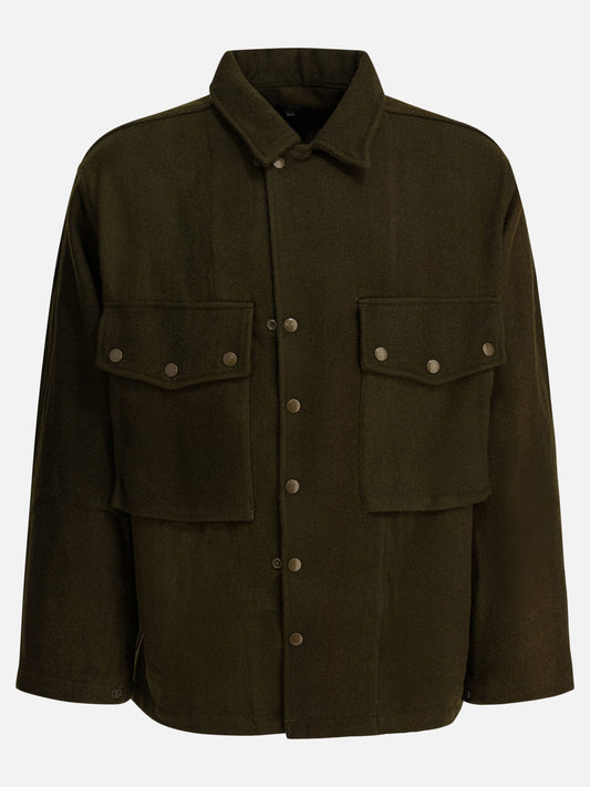 Giacche overshirt Solid colour  Verde - Needles Uomo | PLP | VIETTI Online Store 
