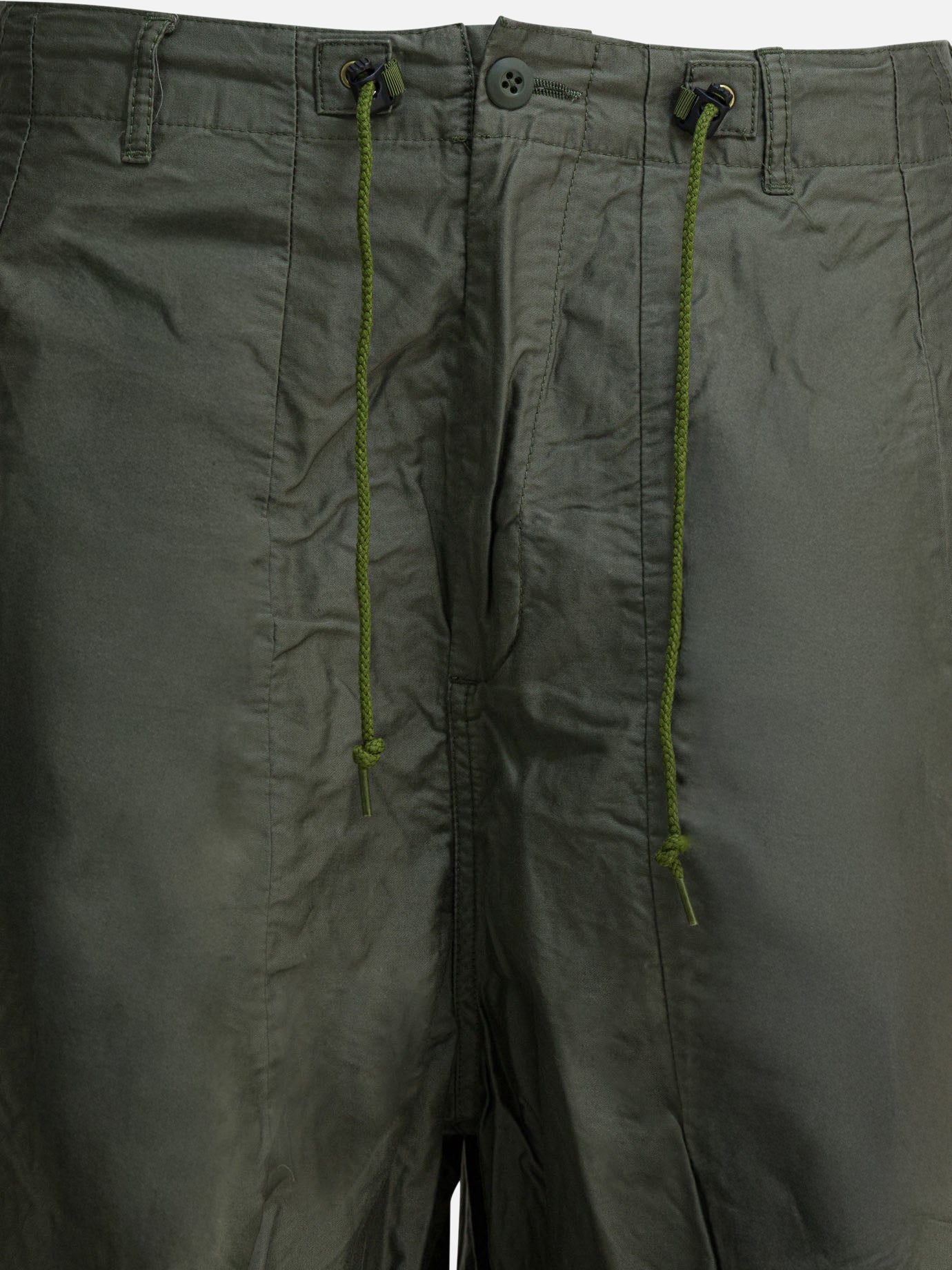 Cargo & parachute trousers Solid colour  Green - Needles Men | PDP | VIETTI Online Store | thumbnail_3