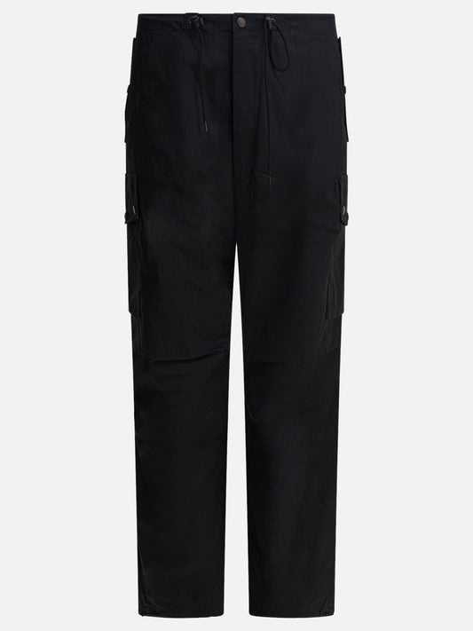 Cargo & parachute trousers Solid colour  Black - Needles Men | PLP | VIETTI Online Store 
