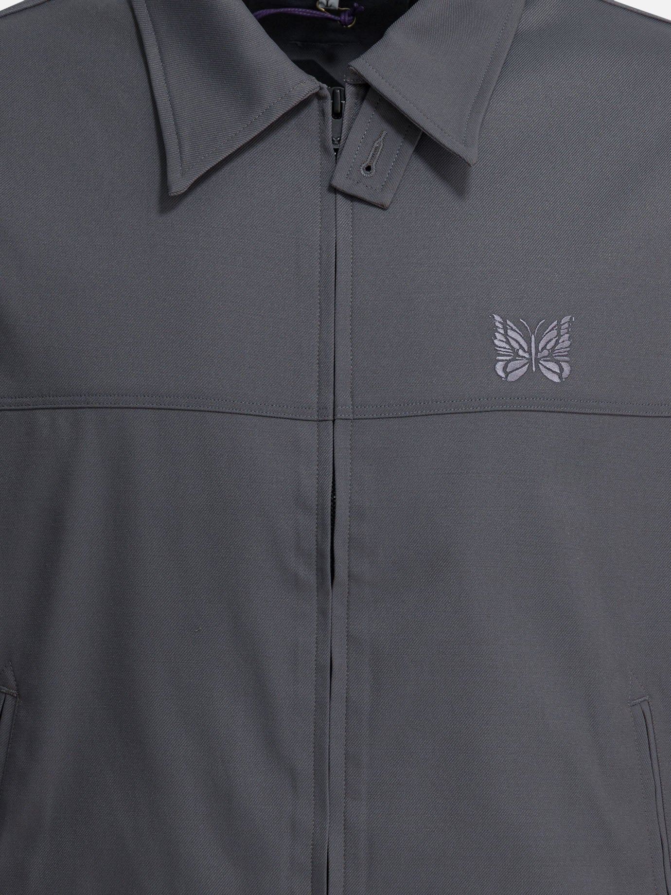 Giacche overshirt Solid colour  Grigio - Needles Uomo | PDP | VIETTI Online Store | thumbnail_3