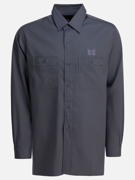 Camicie casual Logo  Grigio - Needles Uomo | PDP | VIETTI Online Store 
