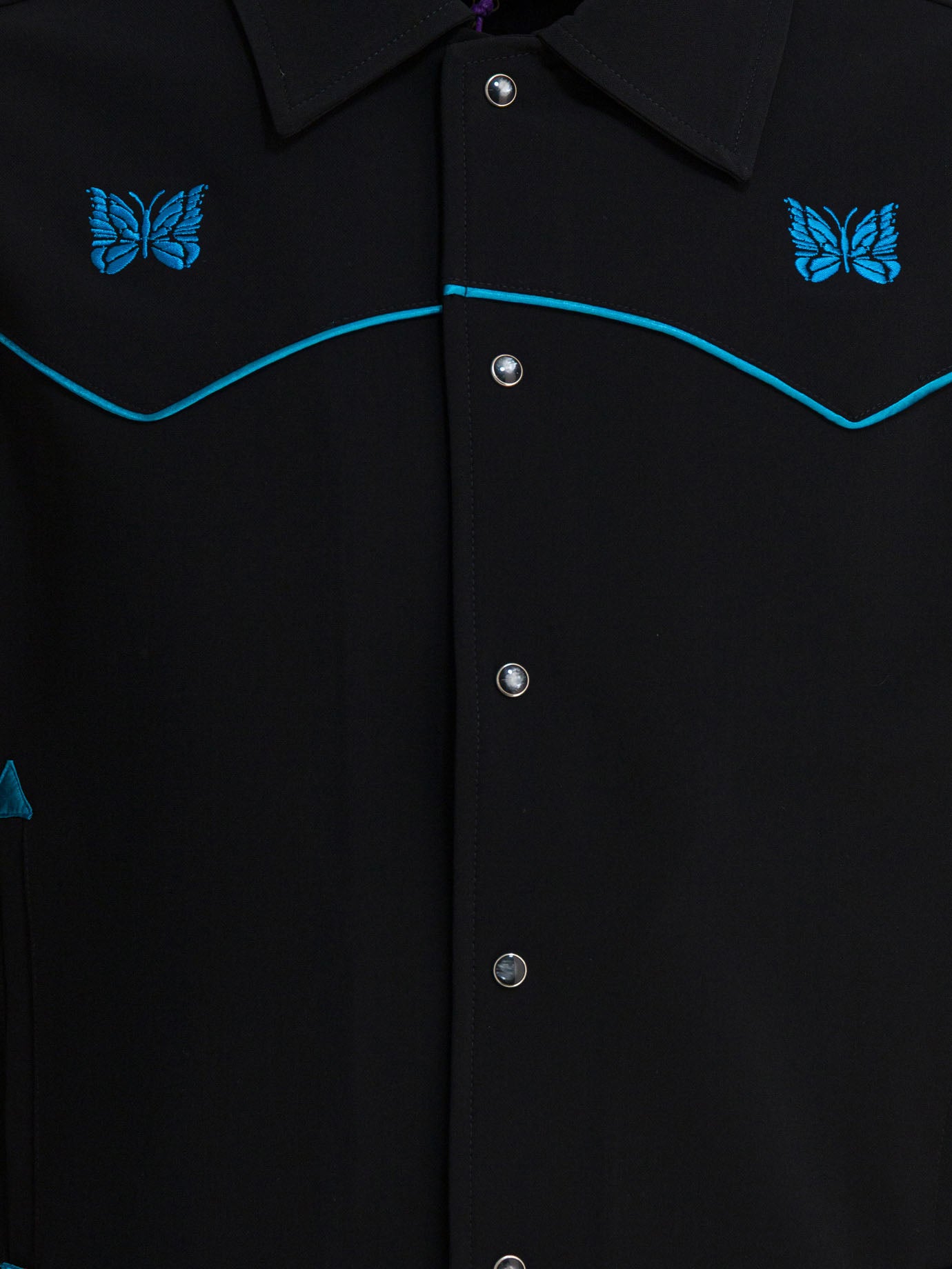 Giacche overshirt Logo  Nero - Needles Uomo | PDP | VIETTI Online Store | thumbnail_3