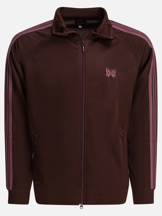 Felpe con zip Logo  Bordeaux - Needles Uomo | PDP | VIETTI Online Store 
