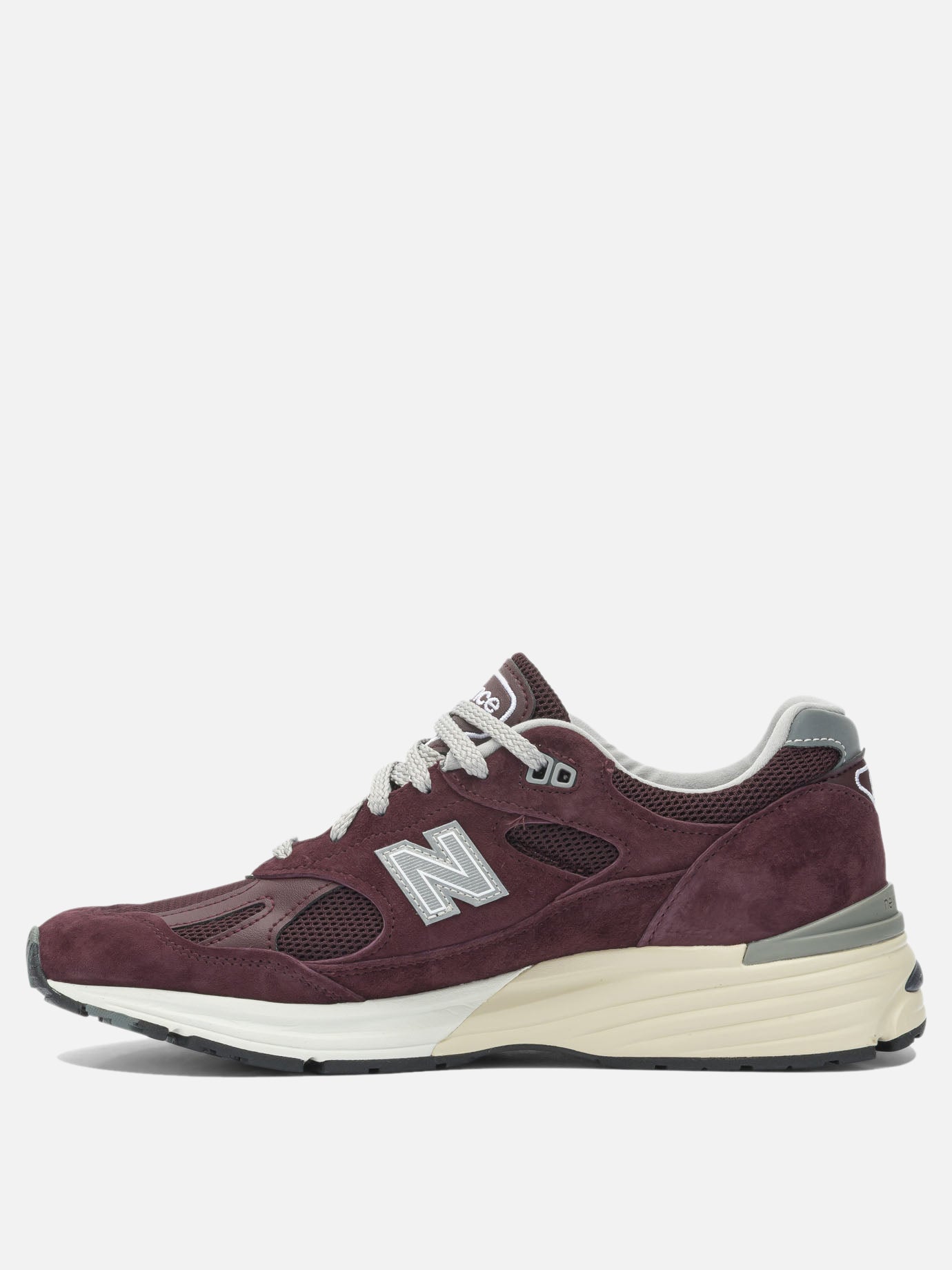 Low top sneakers 100% suede leather - 100% rubber  Bordeaux - New Balance Men | PDP | VIETTI Online Store | Zoom-Modal_3
