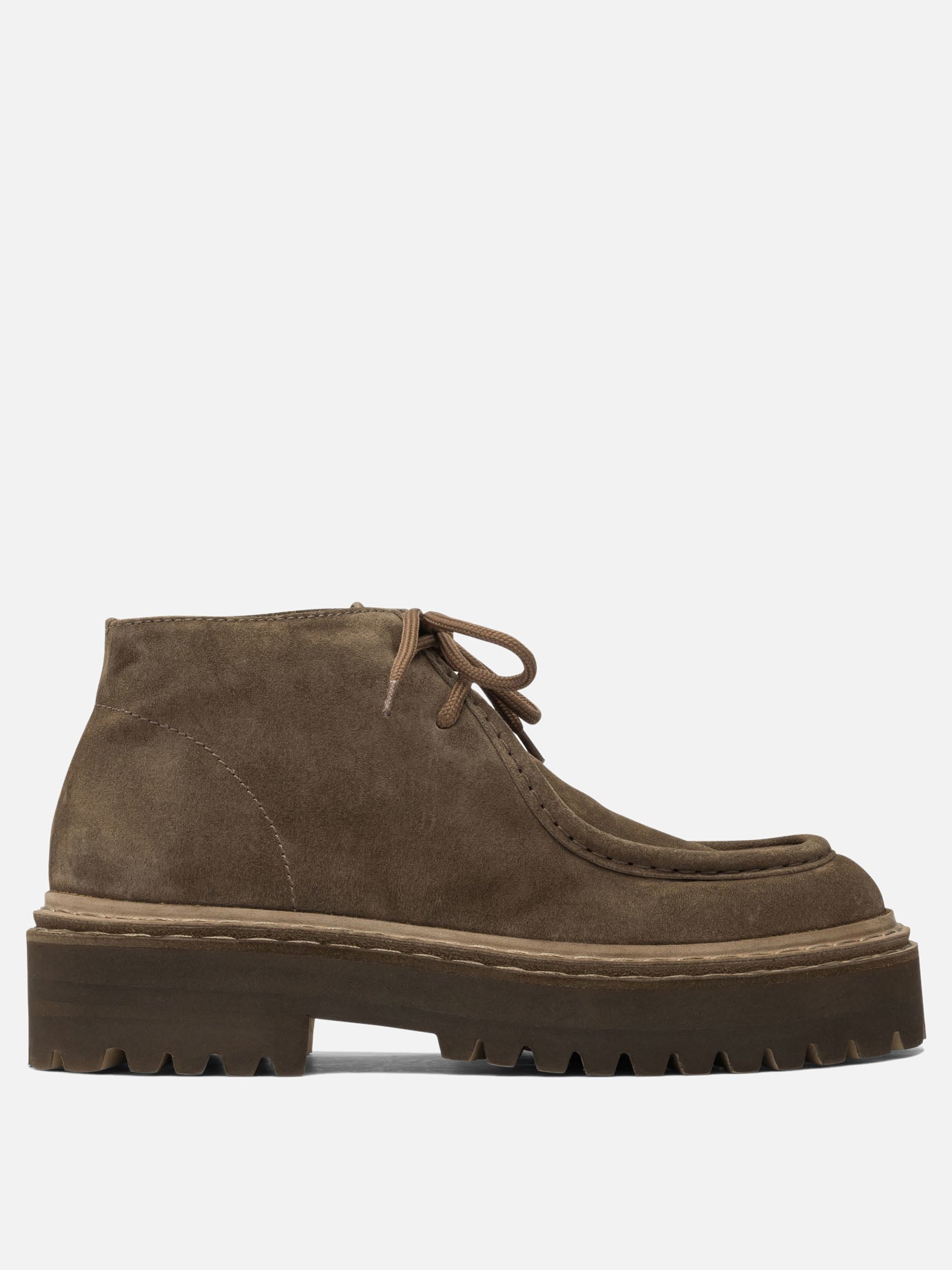 Laced loafers 100% suede - 100% rubber  Beige - Officine Creative Women | PDP | VIETTI Online Store | Zoom-Modal
