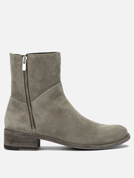 Stivaletti con zip 100% suede - 50% leather 50% rubber  Beige - Officine Creative Donna | PDP | VIETTI Online Store 
