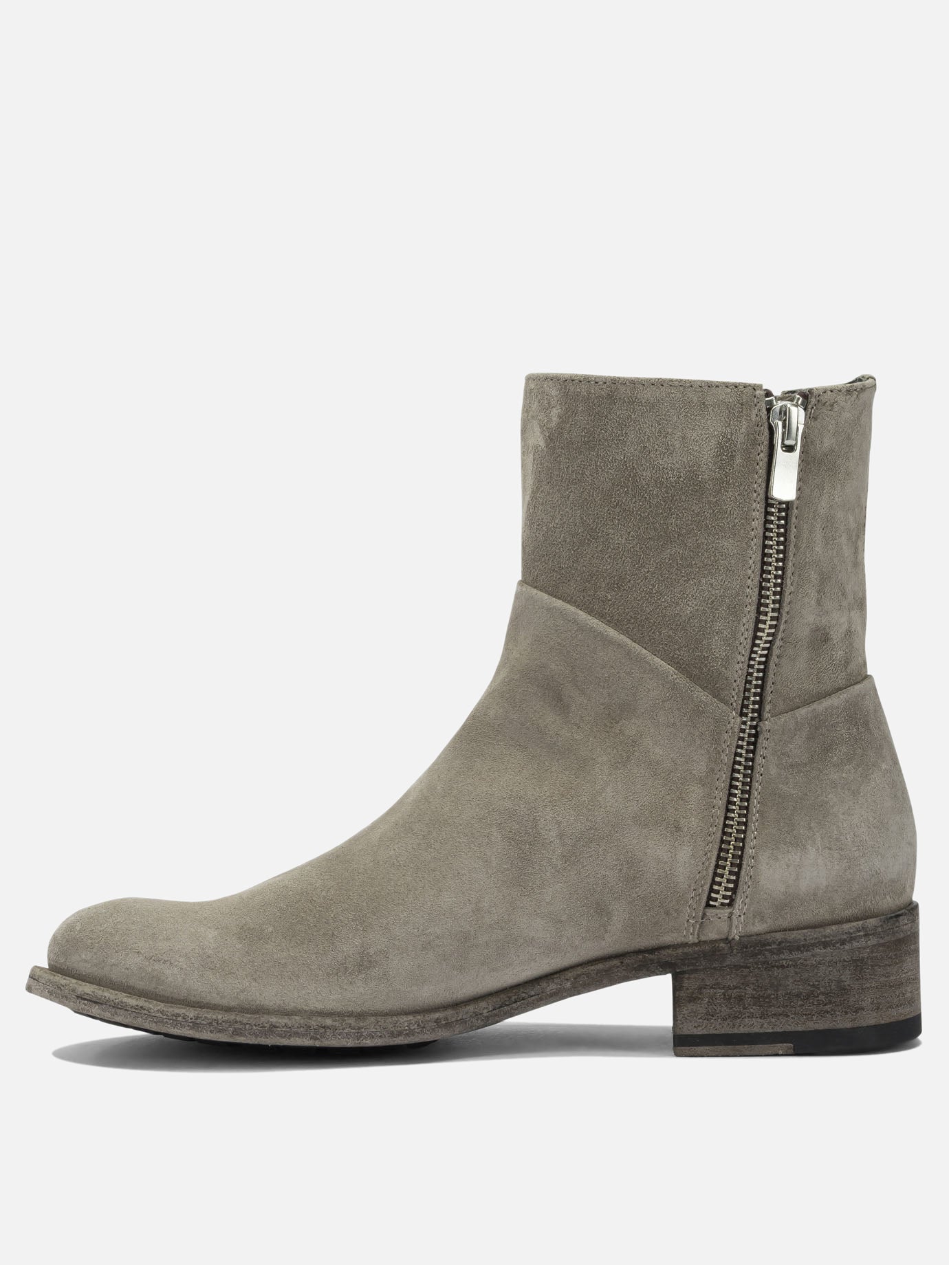 Stivaletti con zip 100% suede - 50% leather 50% rubber  Beige - Officine Creative Donna | PDP | VIETTI Online Store | Zoom-Modal_3

