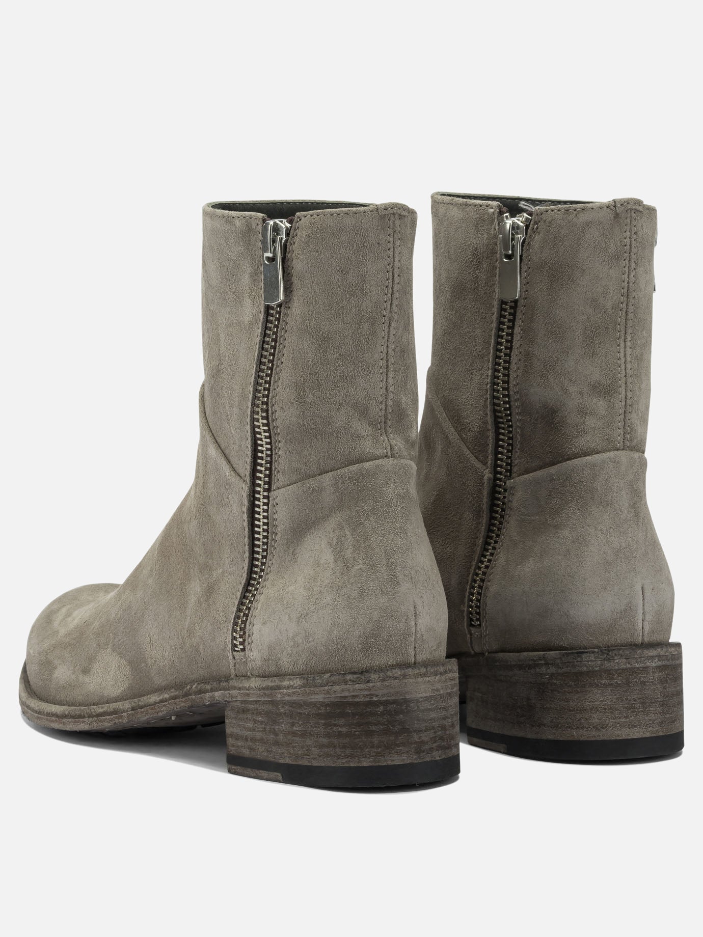 Stivaletti con zip 100% suede - 50% leather 50% rubber  Beige - Officine Creative Donna | PDP | VIETTI Online Store | thumbnail_4