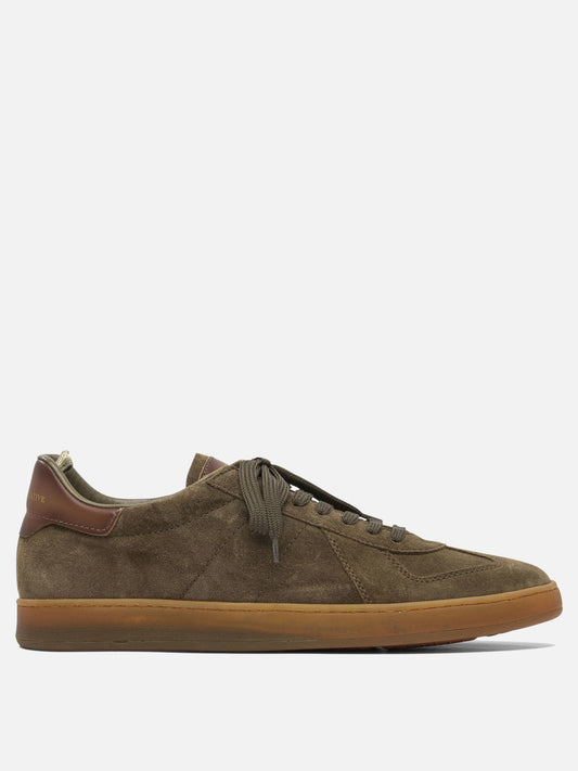 Sneaker basse 100% suede - 100% rubber  Verde - Officine Creative Uomo | PDP | VIETTI Online Store 
