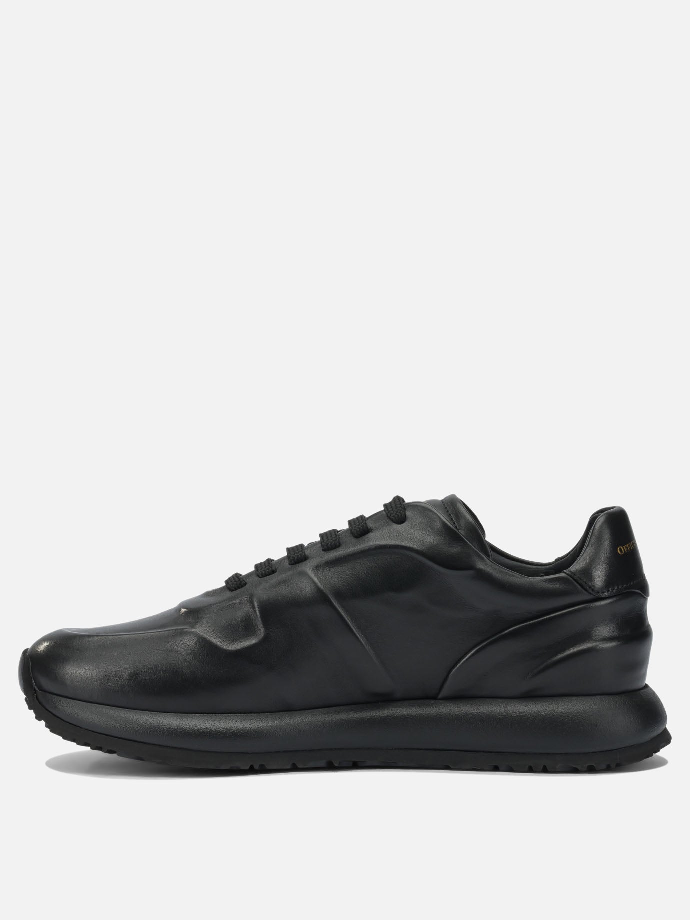 Sneaker basse 100% leather - 100% rubber  Nero - Officine Creative Uomo | PDP | VIETTI Online Store | Zoom-Modal_3
