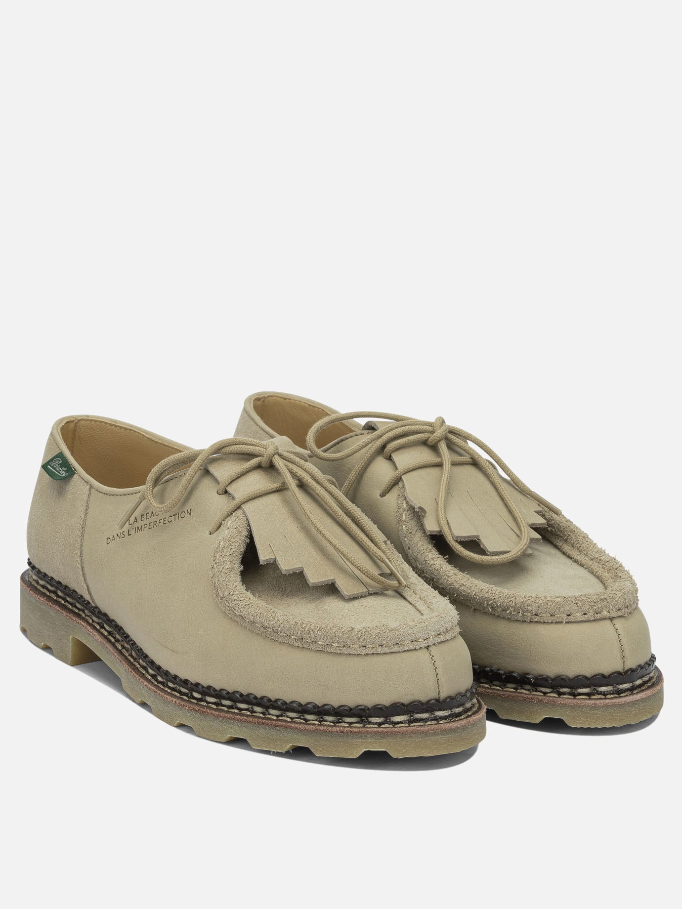 Derby 100% leather - 100% rubber  Beige - Paraboot Uomo | PDP | VIETTI Online Store | thumbnail_2