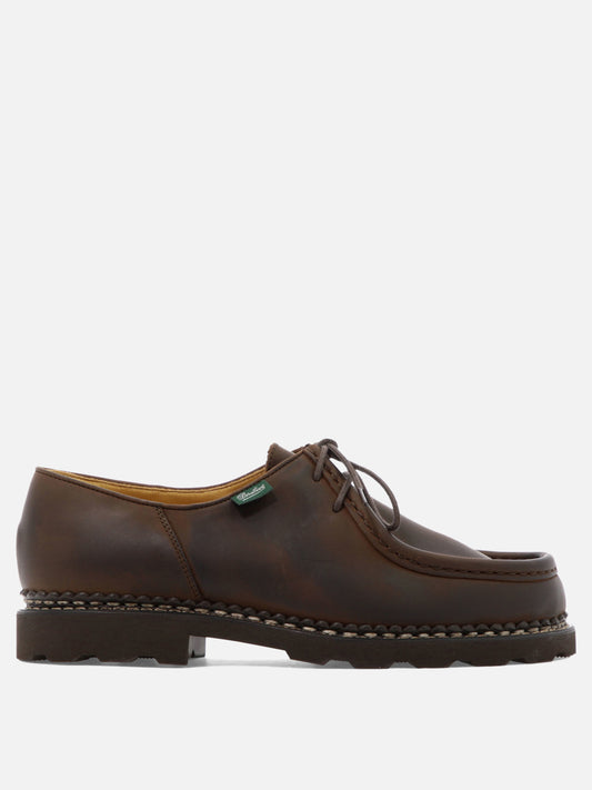 Mocassini stringati 100% leather - 100% rubber  Marrone - Paraboot Uomo | PDP | VIETTI Online Store 
