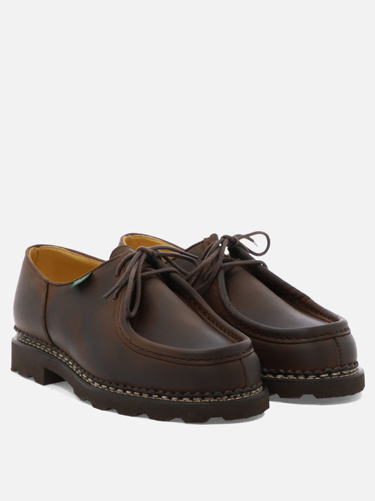 Mocassini stringati 100% leather - 100% rubber  Marrone - Paraboot Uomo | PDP | VIETTI Online Store | 2
