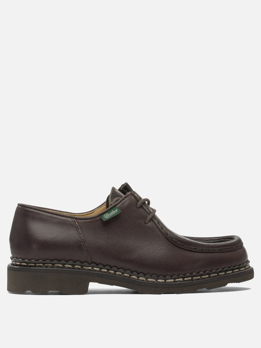 Mocassini stringati 100% leather - 100% rubber  Marrone - Paraboot Uomo | PLP | VIETTI Online Store 
