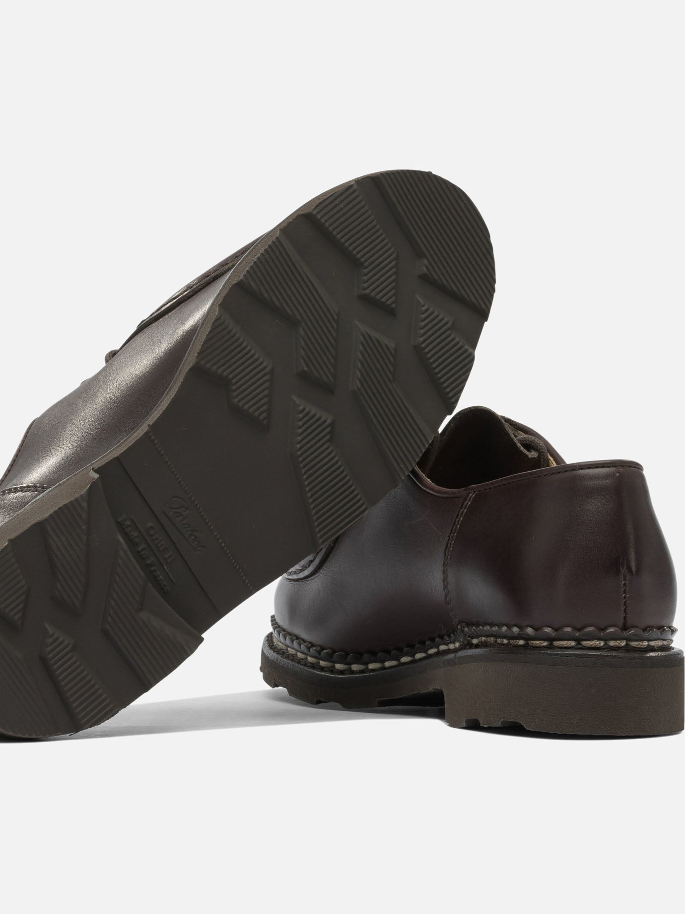 Mocassini stringati 100% leather - 100% rubber  Marrone - Paraboot Uomo | PDP | VIETTI Online Store | thumbnail_5