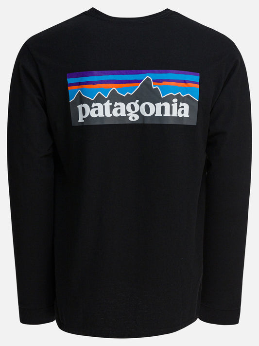 T-shirt girocollo Logo  Nero - Patagonia Uomo | PLP | VIETTI Online Store | 2
