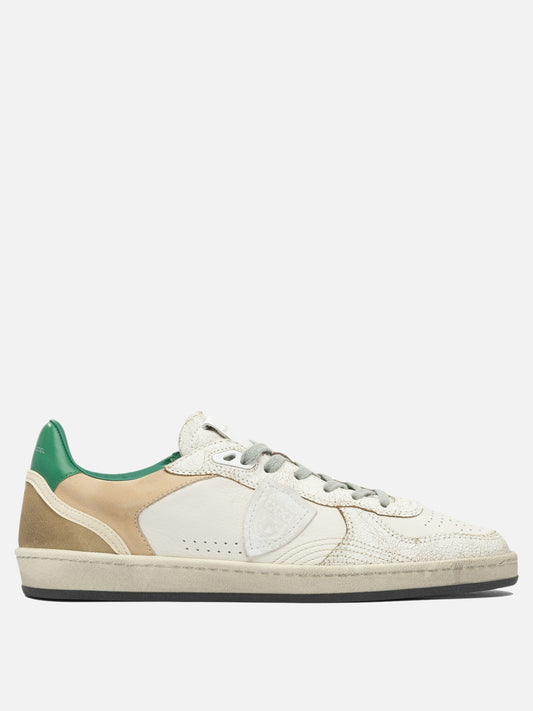 Sneaker basse 100% leather - 100% rubber  Bianco - Philippe Model Paris Uomo | PDP | VIETTI Online Store 
