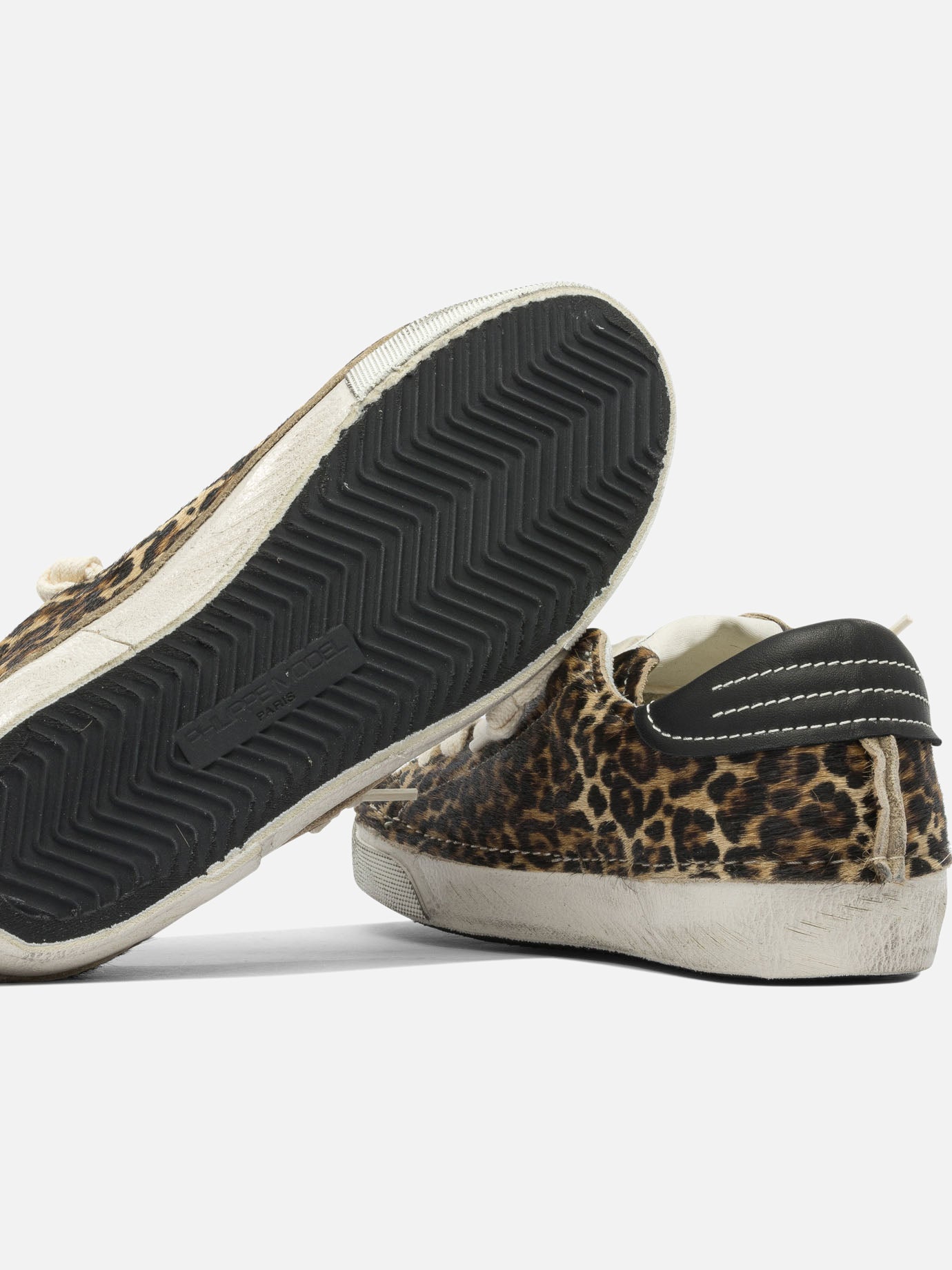 Sneaker basse 100% leather - 100% rubber  Marrone - Philippe Model Paris Donna | PDP | VIETTI Online Store | thumbnail_5