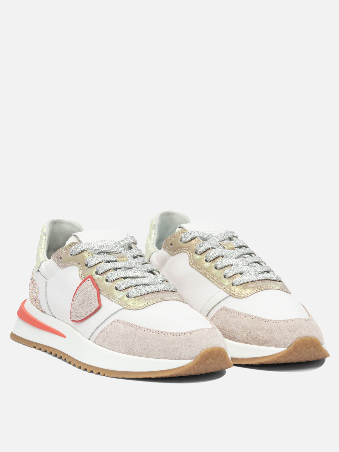 Sneaker basse 80% leather 20% polyamide - 100% rubber  Beige - Philippe Model Paris Donna | PDP | VIETTI Online Store | Zoom-Modal_2
