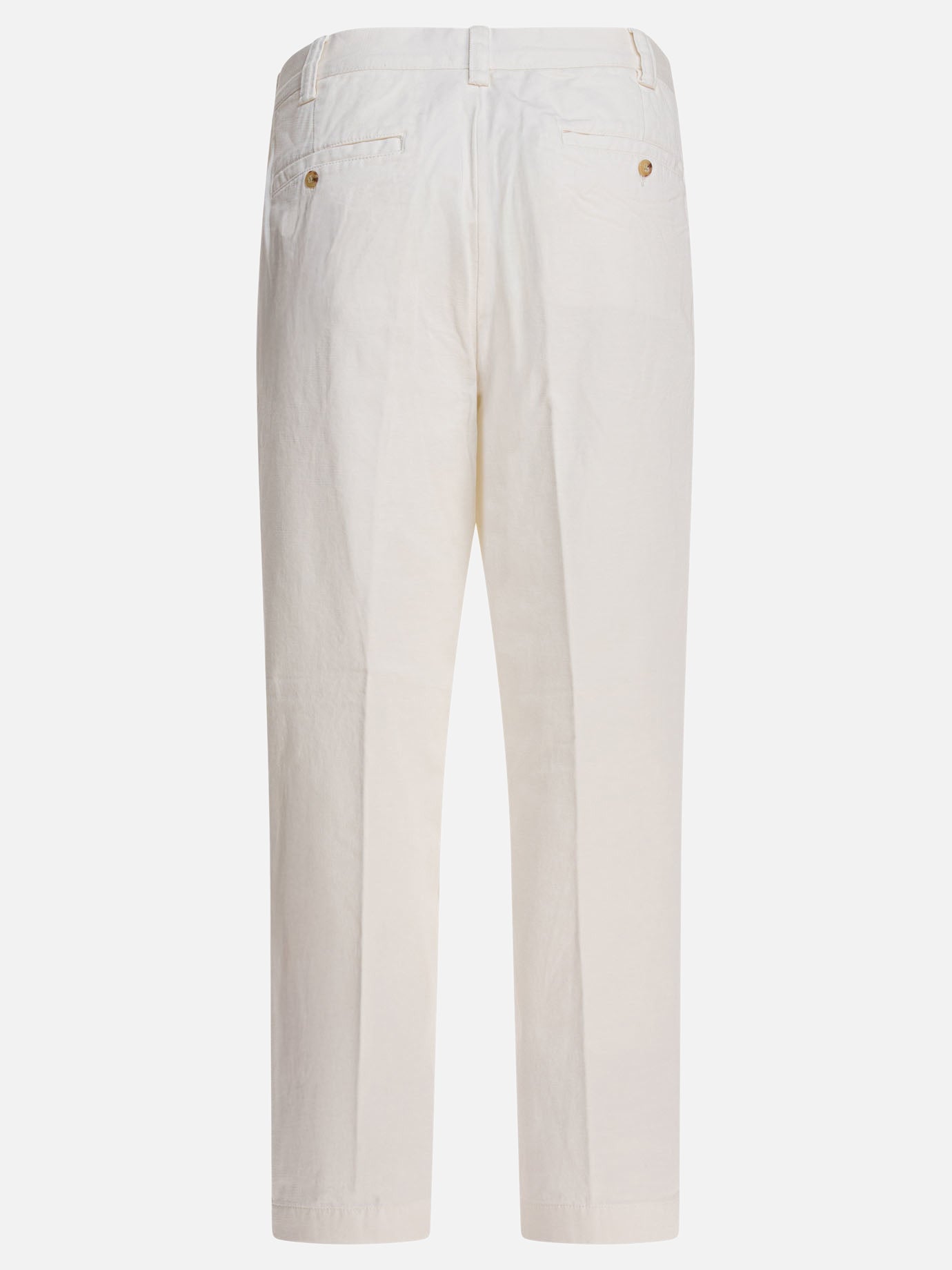 Pantaloni casual Solid colour  Bianco - Polo Ralph Lauren Donna | PDP | VIETTI Online Store | thumbnail_2