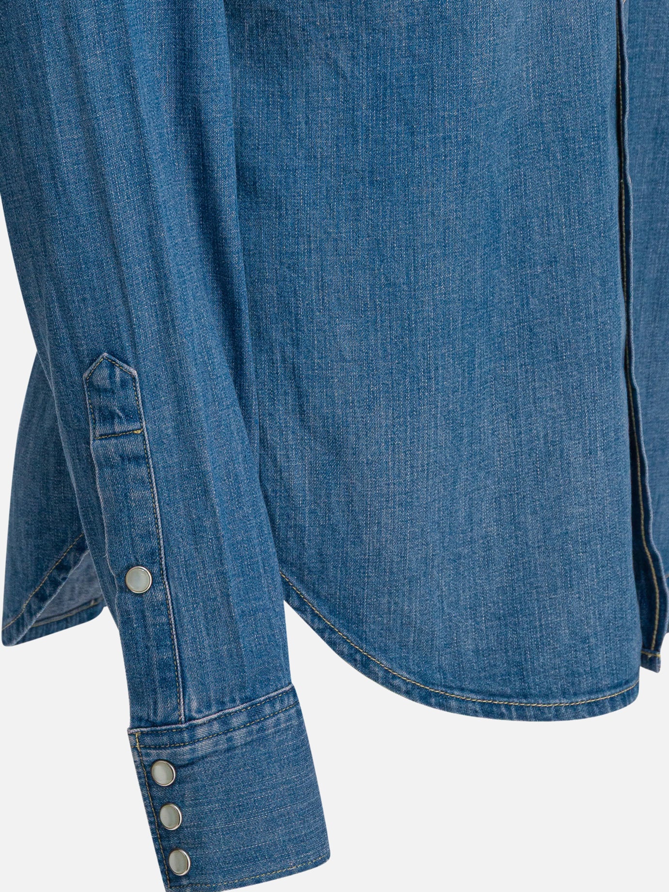 Camicie casual Solid colour  Azzurro - Polo Ralph Lauren Donna | PDP | VIETTI Online Store | thumbnail_4