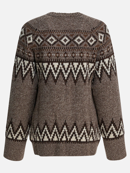 Cardigan Textured knit  Marrone - Polo Ralph Lauren Donna | PDP | VIETTI Online Store | 2
