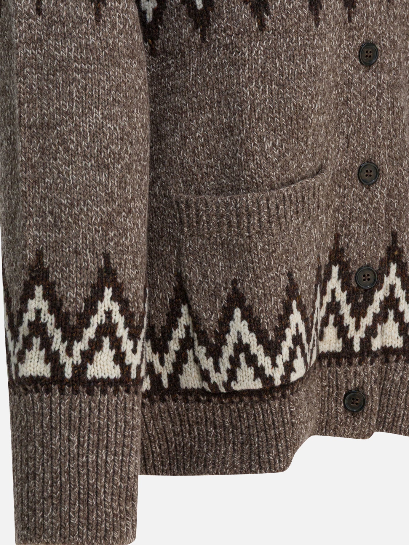 Cardigan Textured knit  Marrone - Polo Ralph Lauren Donna | PDP | VIETTI Online Store | thumbnail_4