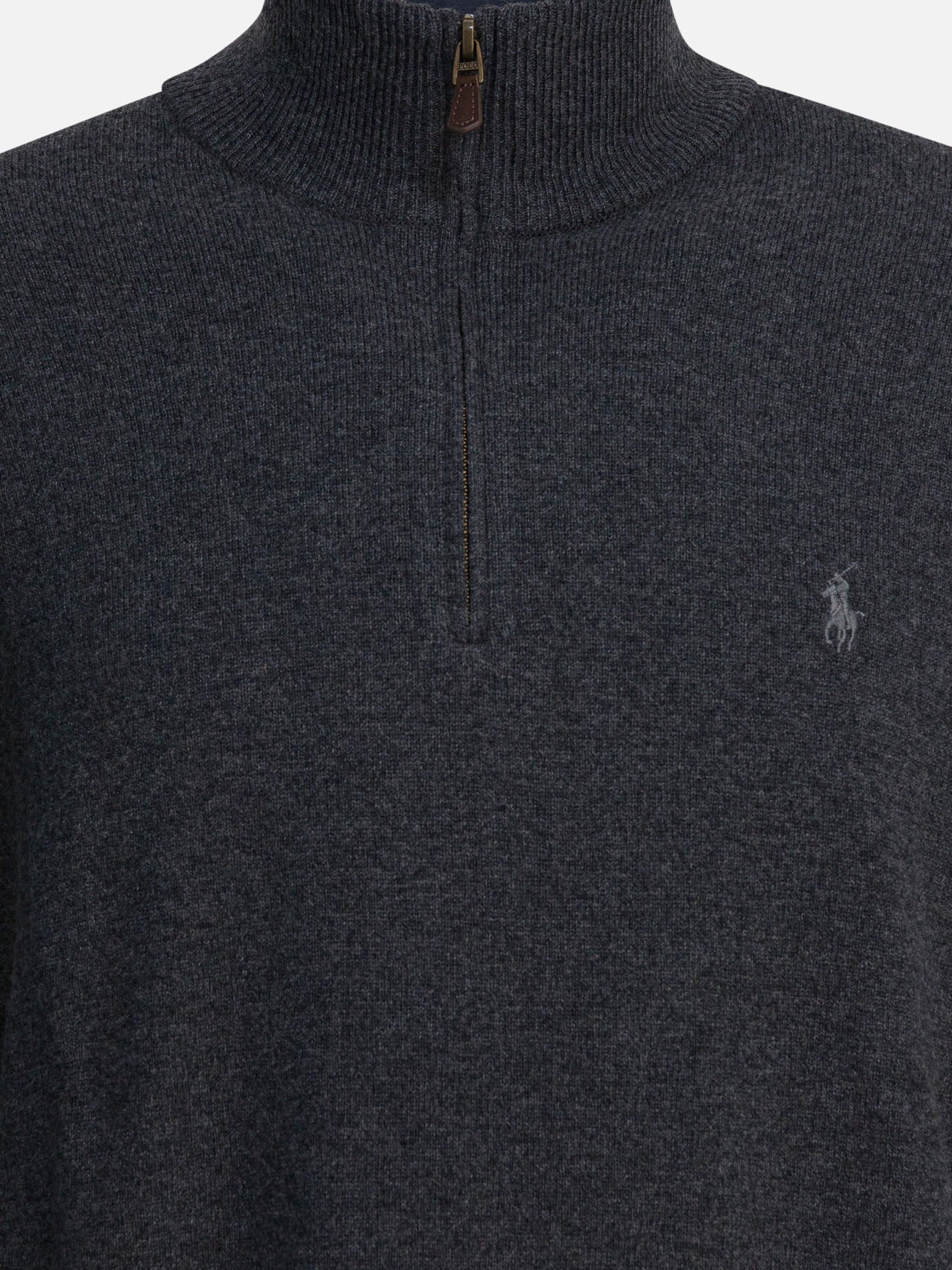 Maglioni con mezza zip Logo  Grigio - Polo Ralph Lauren Uomo | PDP | VIETTI Online Store | Zoom-Modal_3

