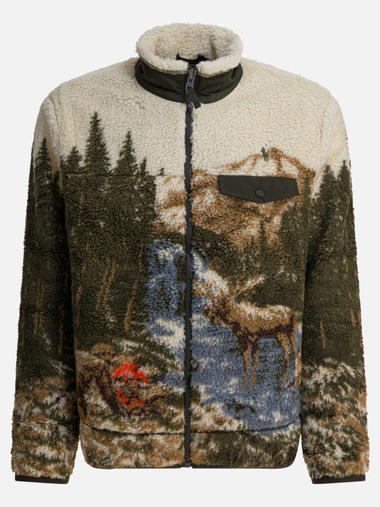 Giacche in pile Print  Multicolor - Polo Ralph Lauren Uomo | PLP | VIETTI Online Store 

