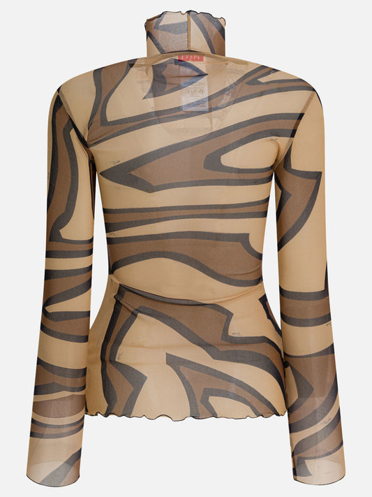 T-shirt lupetto Print  Marrone - Pucci Donna | PDP | VIETTI Online Store | 2
