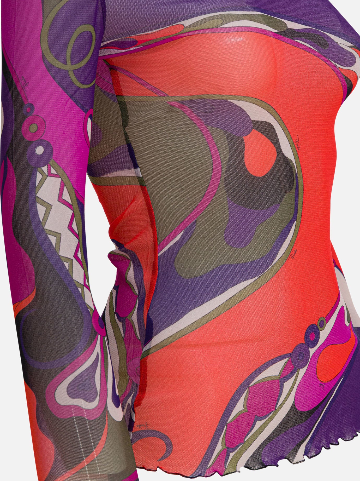 T-shirt lupetto Print  Viola - Pucci Donna | PDP | VIETTI Online Store | Zoom-Modal_4
