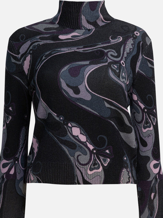 Maglioni dolcevita Print  Nero - Pucci Donna | VIETTI Online Store 
