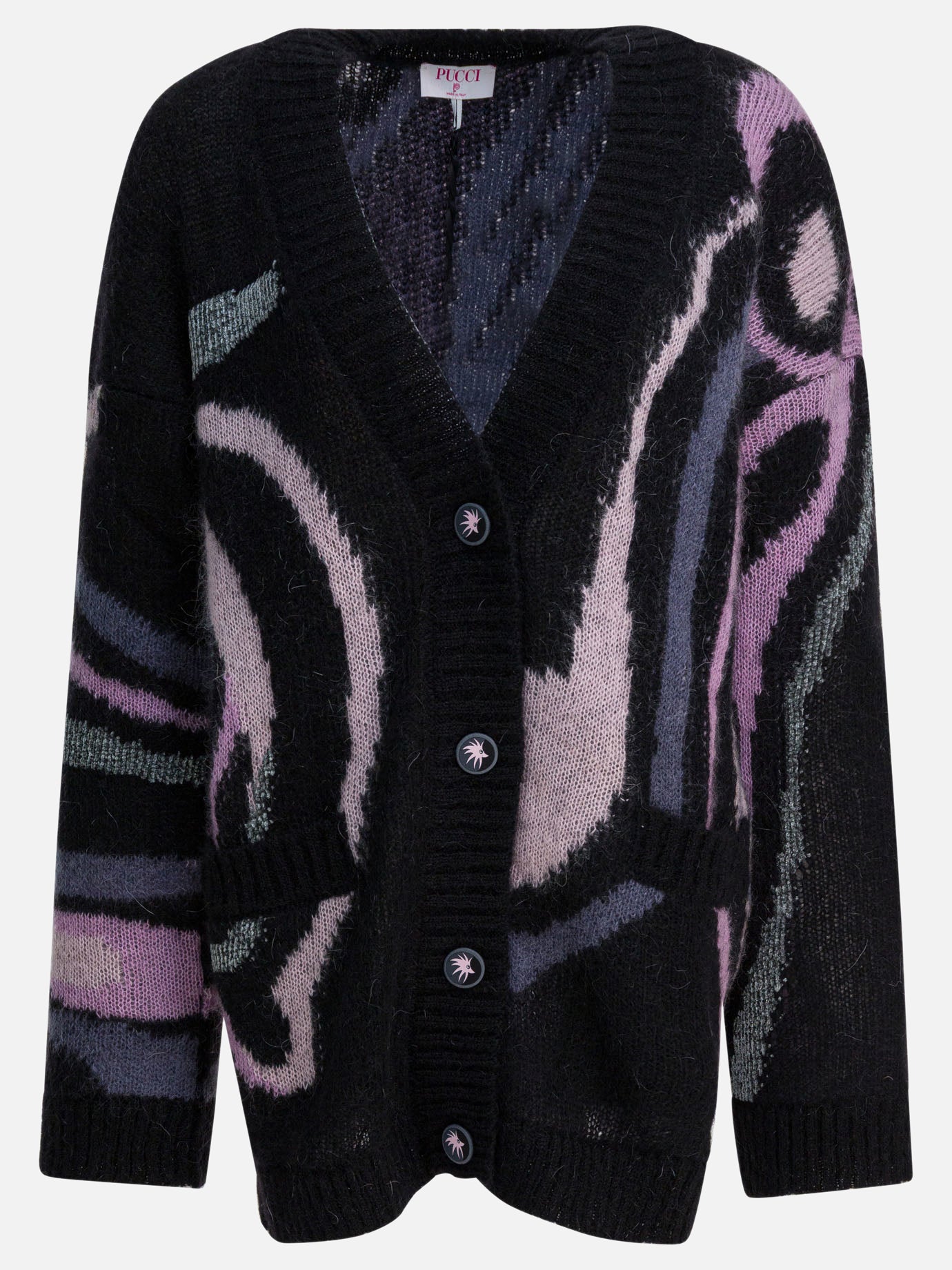 Cardigan Print  Nero - Pucci Donna | PDP | VIETTI Online Store | Zoom-Modal
