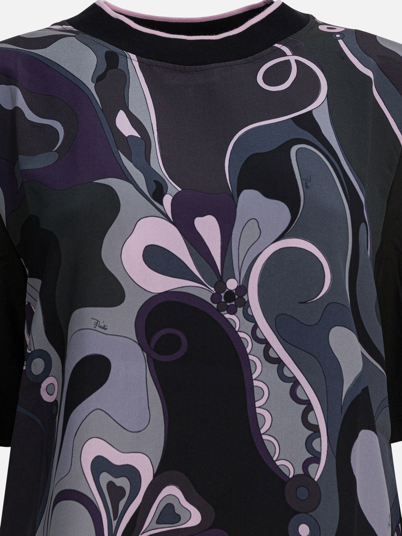 T-shirt girocollo Print  Nero - Pucci Donna | PDP | VIETTI Online Store | Zoom-Modal_3
