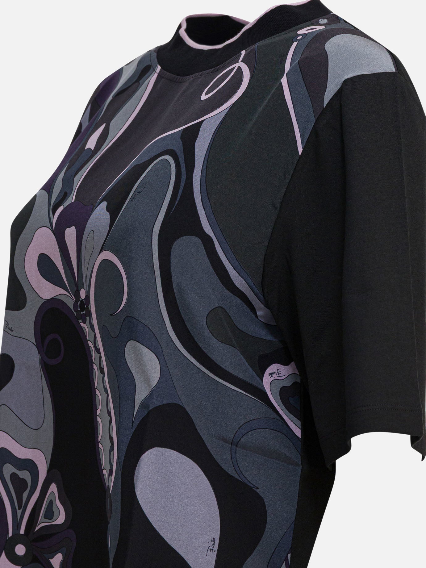 T-shirt girocollo Print  Nero - Pucci Donna | PDP | VIETTI Online Store | Zoom-Modal_4
