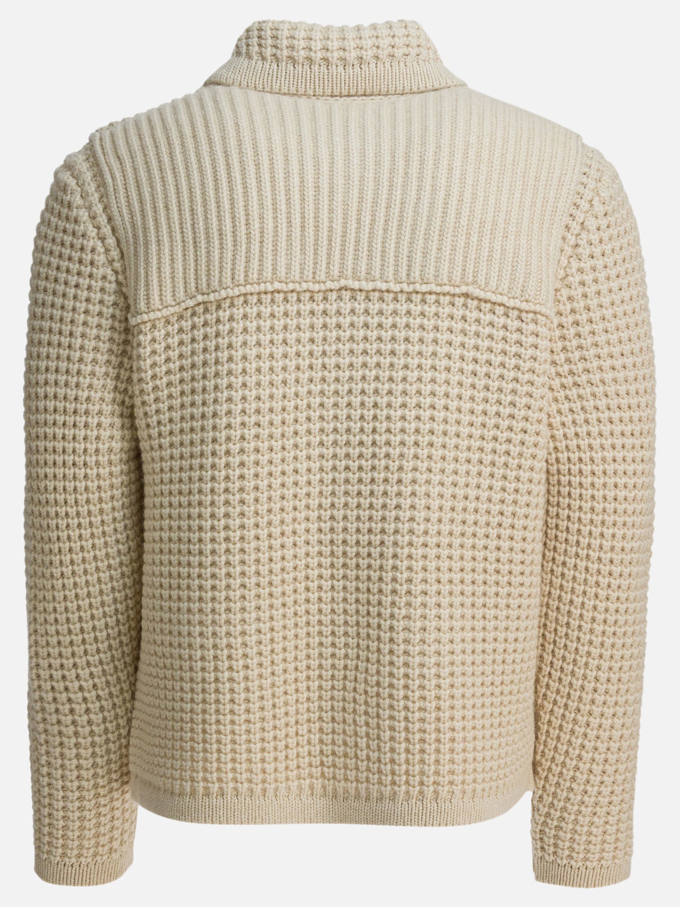 Cardigans Textured knit  Beige - Rakkì Men | PDP | VIETTI Online Store | thumbnail_2
