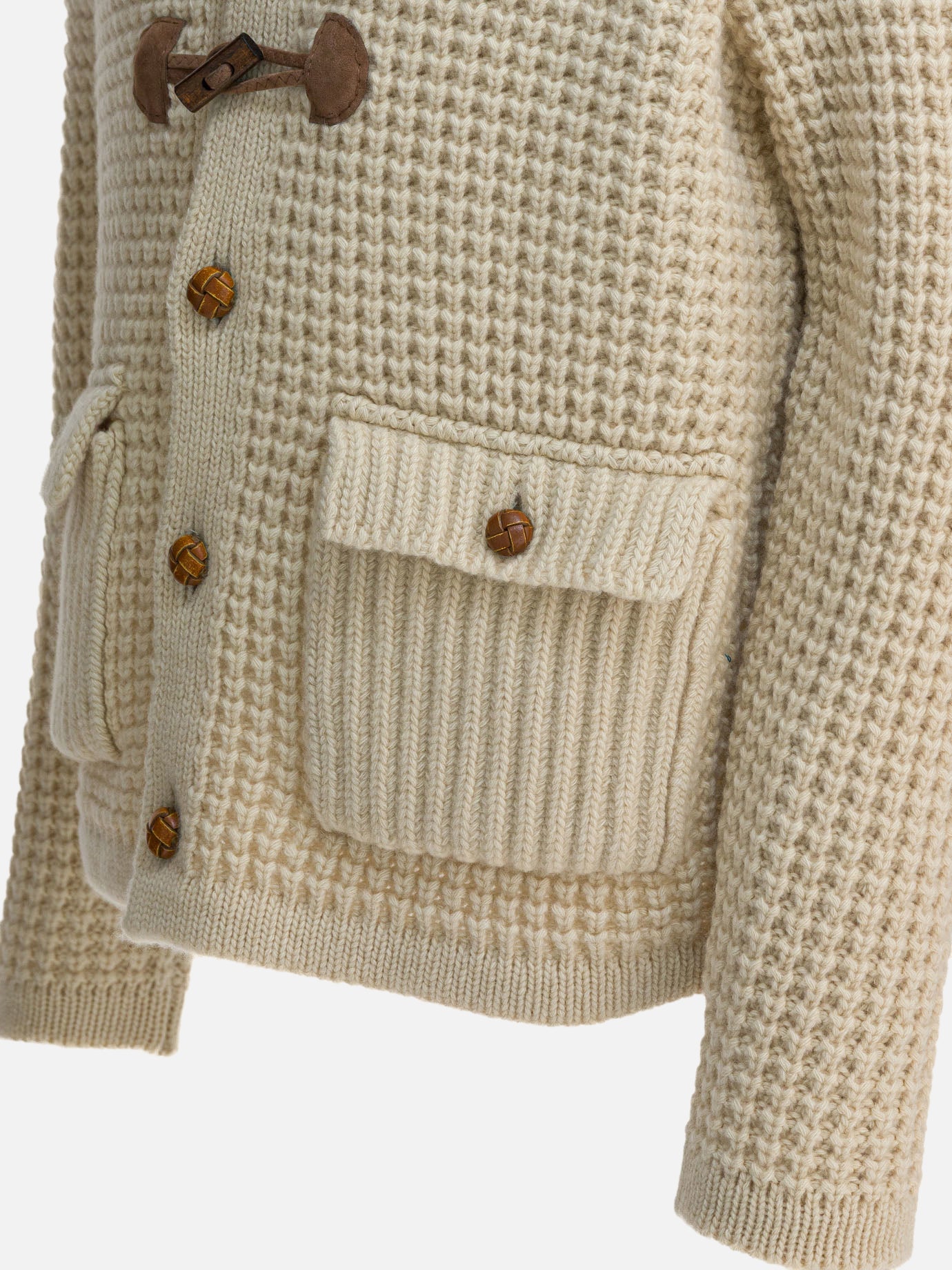 Cardigans Textured knit  Beige - Rakkì Men | PDP | VIETTI Online Store | thumbnail_4