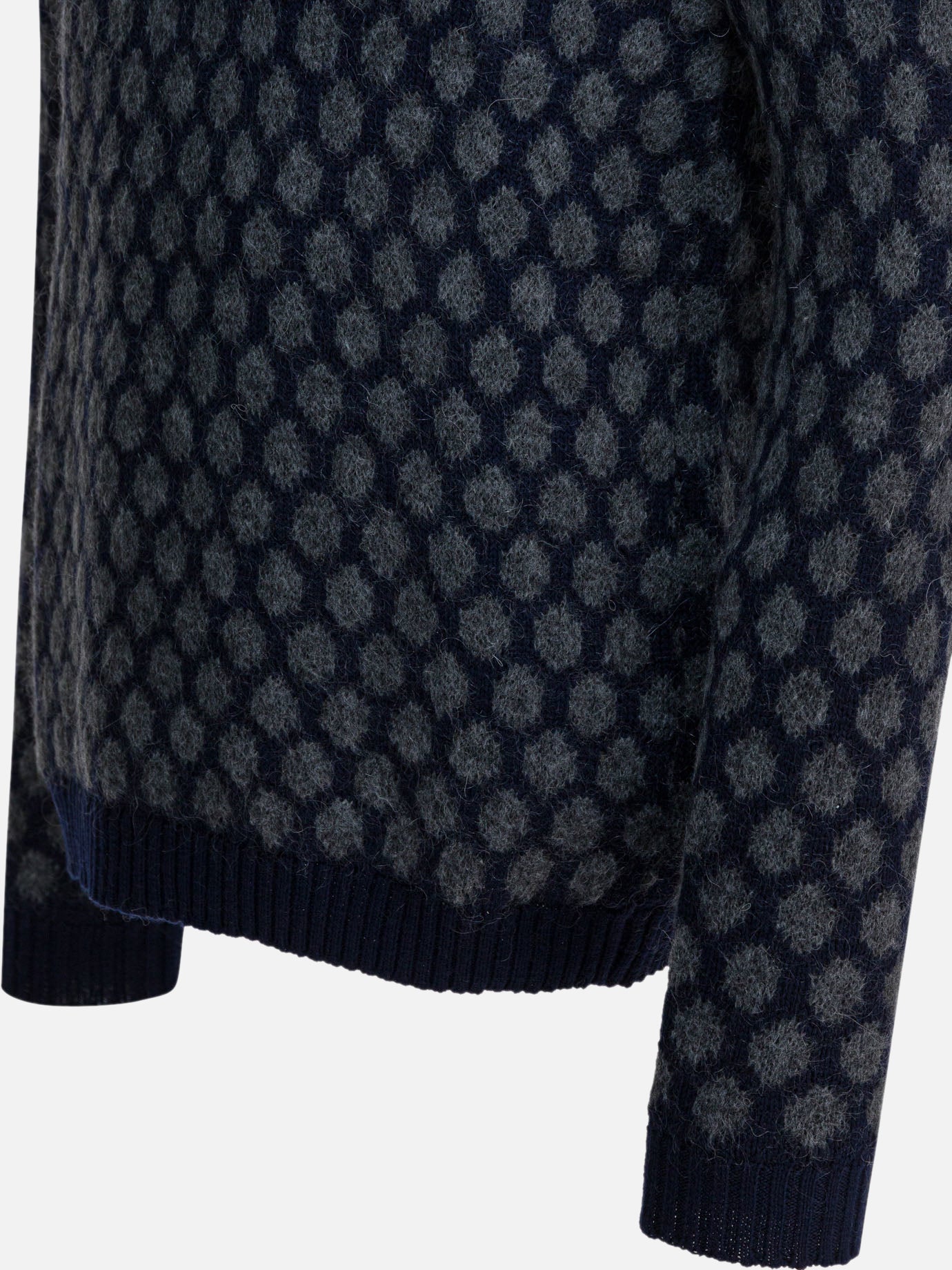 Crewneck sweaters Textured knit  Blue - Rakkì Men | PDP | VIETTI Online Store | Zoom-Modal_4
