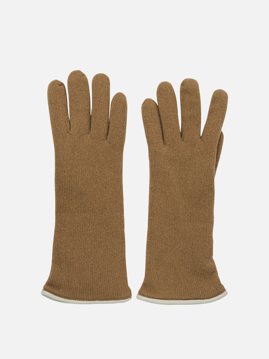 Guanti casual 100% cashmere  Marrone - Restelli Donna | PLP | VIETTI Online Store 
