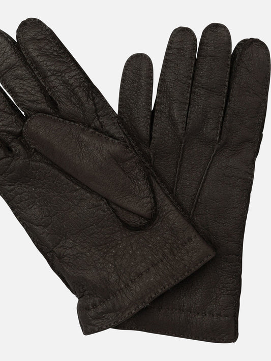 Casual gloves 100% leather  Brown - Restelli Men | PLP | VIETTI Online Store | 2
