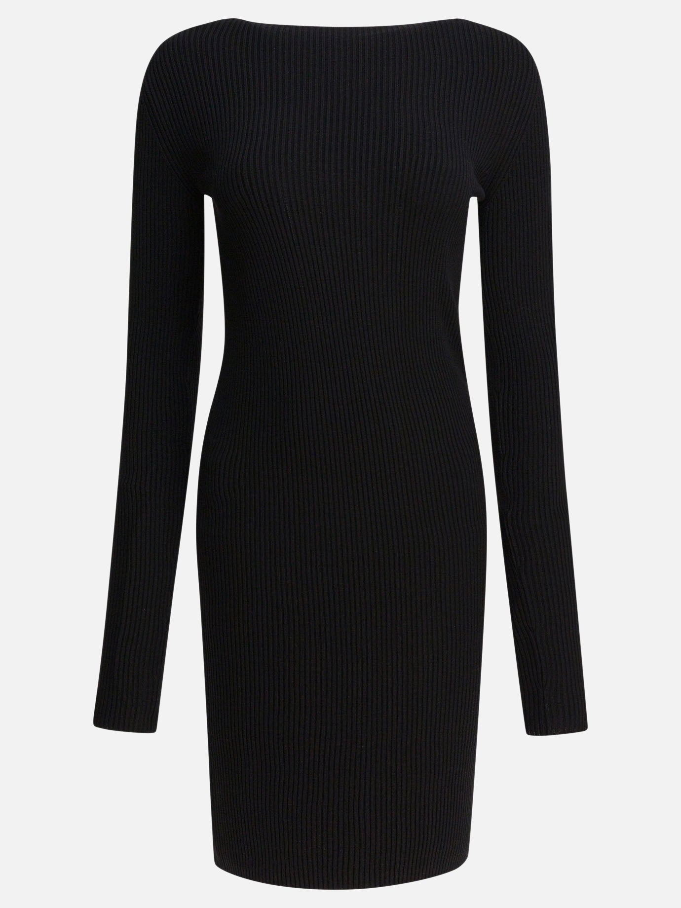 Rick Owens Sheath dress with long sleeves Black