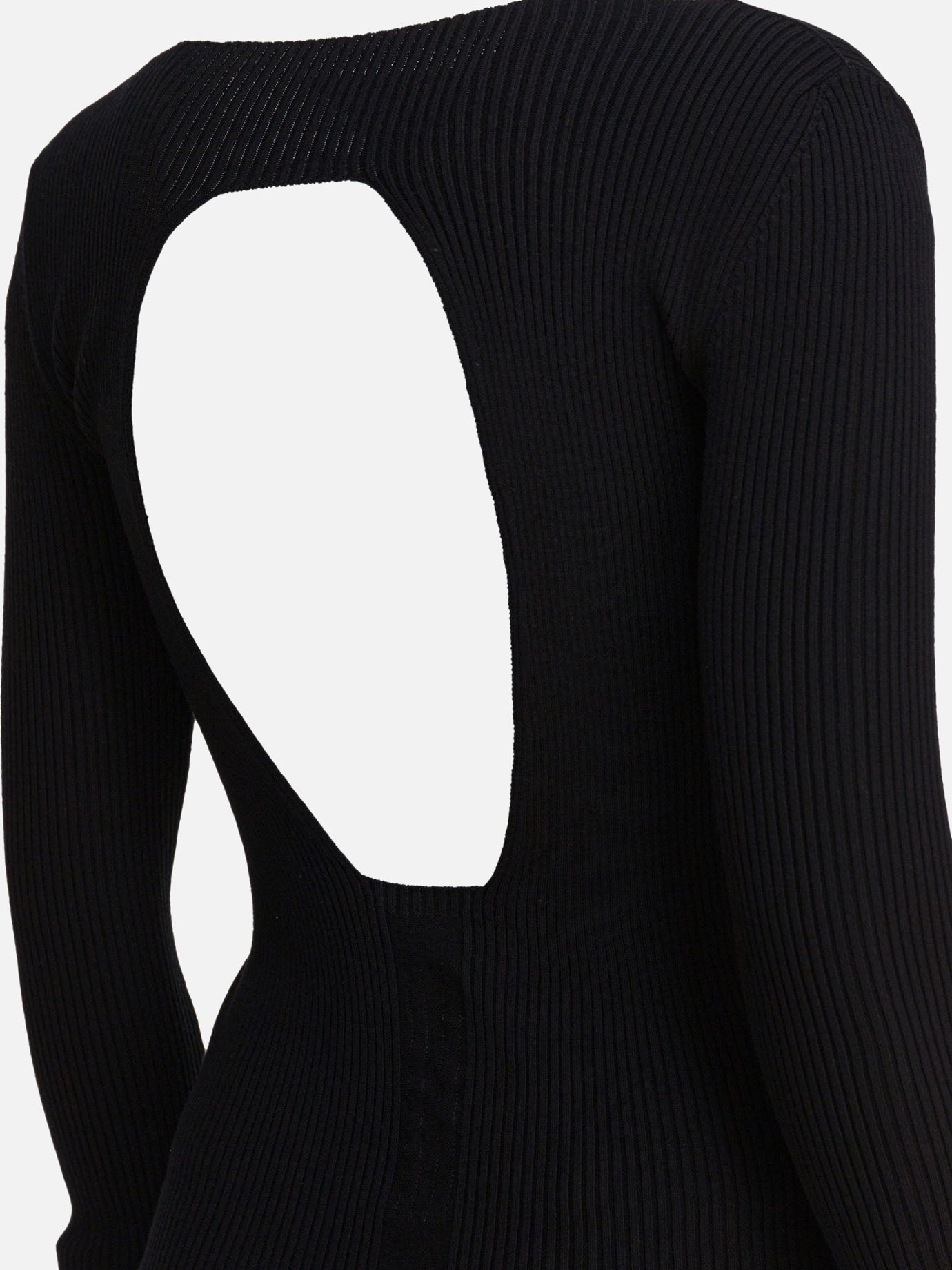 Rick Owens Abito a tubino a maniche lunghe 12032286_XS Black thumbnail_4