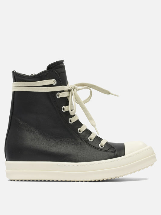 Rick Owens Sneaker in pelle 16426108_36 Black 1