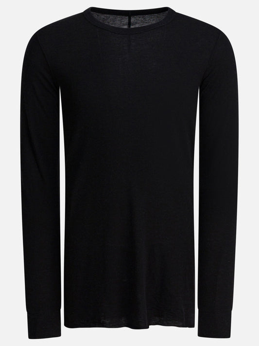 Crewneck t-shirts Solid colour  Black - Rick Owens Men | PDP | VIETTI Online Store 
