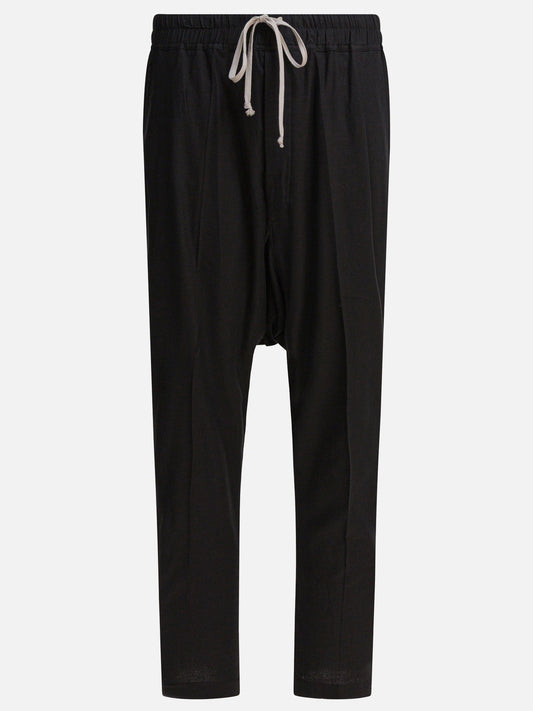 Pantaloni sportivi Solid colour  Nero - Rick Owens Uomo | PLP | VIETTI Online Store 
