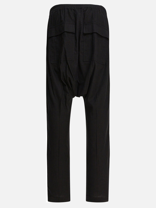 Pantaloni sportivi Solid colour  Nero - Rick Owens Uomo | PLP | VIETTI Online Store | 2

