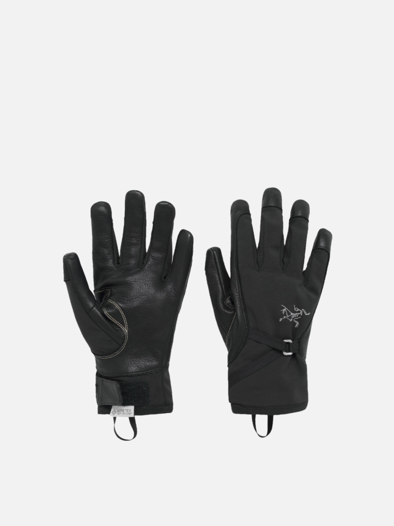Sport gloves 100% polyester  Black - Arc'teryx Men | PDP | VIETTI Online Store | Zoom-Modal
