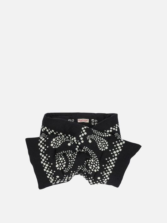 Classic scarves 70% rayon 30% cotton  Black - KAPITAL Men | PDP | VIETTI Online Store 
