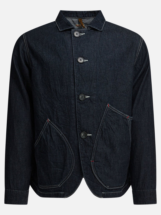 Denim jackets Solid colour  Blue - KAPITAL Men | PLP | VIETTI Online Store 

