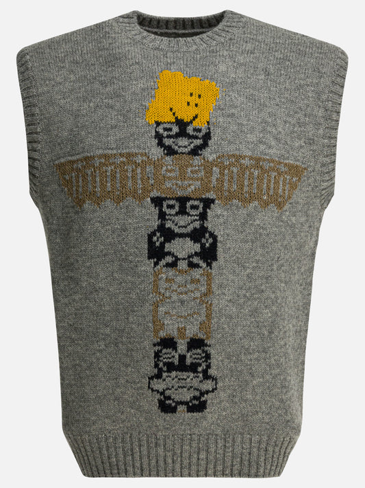 Vests Graphics  Grey - KAPITAL Men | PLP | VIETTI Online Store 
